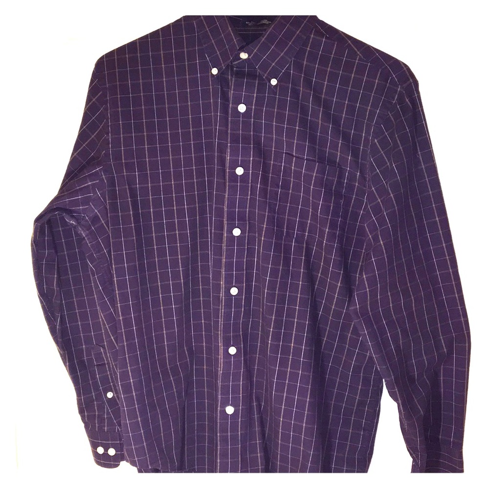 Van Heusen men’s medium 15-15.5 dress shirt purple